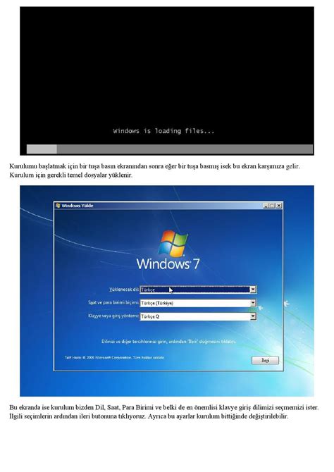 Windows 7 kurulumu sırasında yansıma dosyası bulunamadı